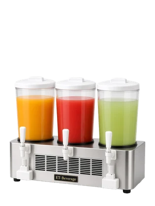 ET-Beverages 3 bowl juice dispenser (AI preview image)