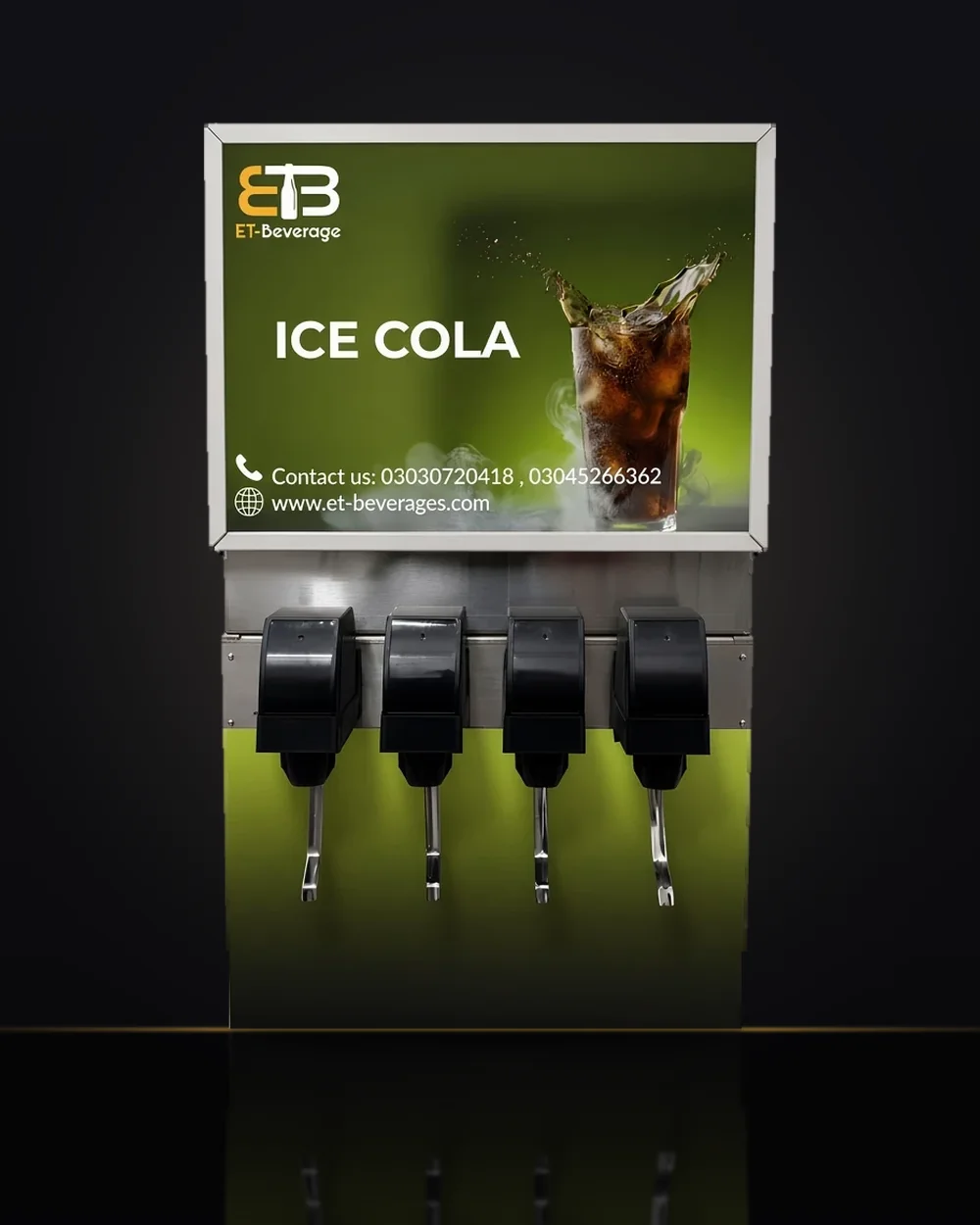 4 Valve Soda Machine by ET-Beverages