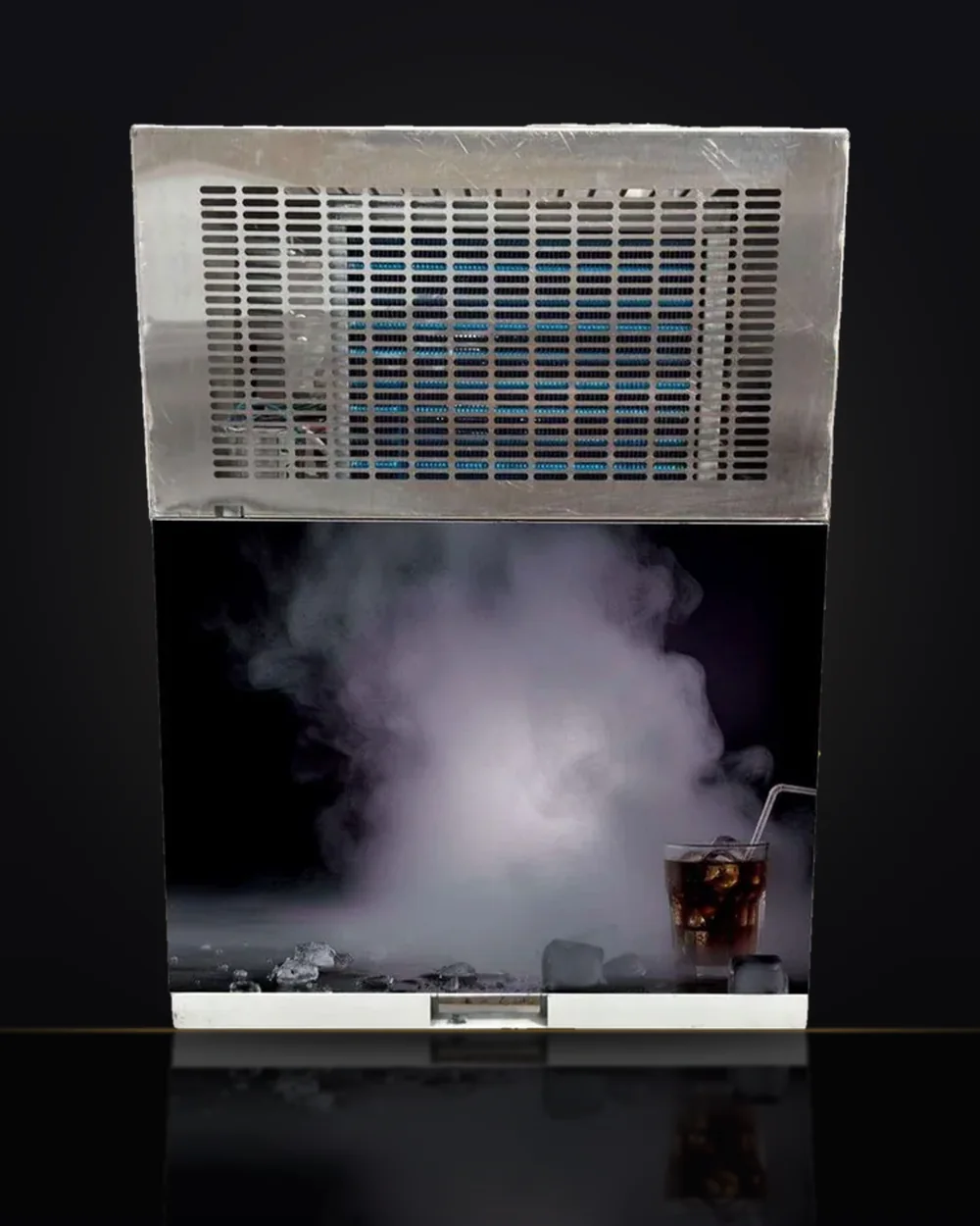 Cabinet rear view – condenser & chilling vapour